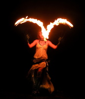 Fire spinning B 104