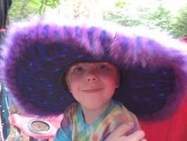 Elliott in hat